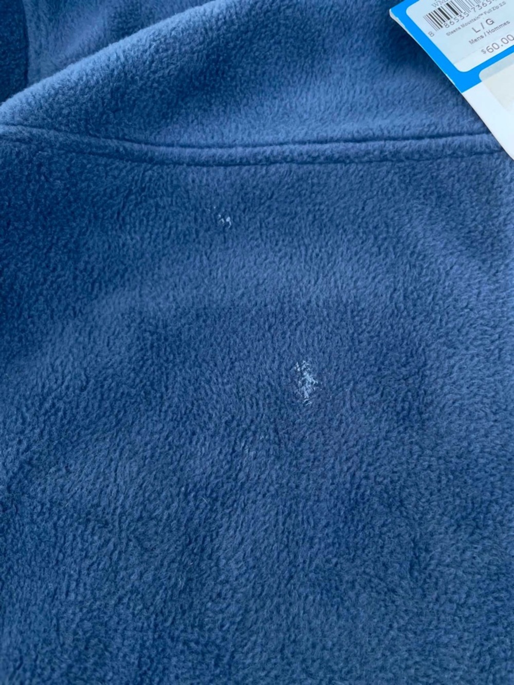 Columbia Navy Full-Zip Fleece Jacket - Picture 4 of 8